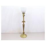 Vintage Rembrandt Brass Hollywood Regency 29" Tall WORKING Table Lamp