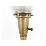 Vintage Rembrandt Brass Hollywood Regency 29" Tall WORKING Table Lamp