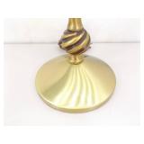 Vintage Rembrandt Brass Hollywood Regency 29" Tall WORKING Table Lamp