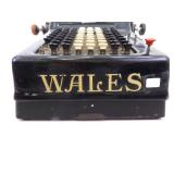 Antique Wales Adding Machine
