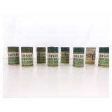 Lot of 8 Antique Edison Cylinder Records