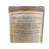 Lot of 8 Antique Edison Cylinder Records