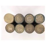Lot of 8 Antique Edison Cylinder Records