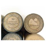 Lot of 8 Antique Edison Cylinder Records