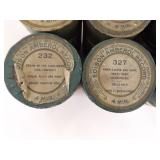 Lot of 8 Antique Edison Cylinder Records
