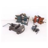 Lot of Antique and Vintage Vises