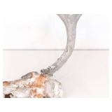 2 Vintage Deer Horn Skulls