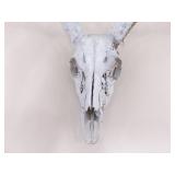 2 Vintage Deer Horn Skulls