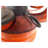 Lot of Vintage Feuerhand 175 Oil Lantern, Camping Utensil Set, Pocket Knives, etc.