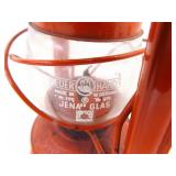 Lot of Vintage Feuerhand 175 Oil Lantern, Camping Utensil Set, Pocket Knives, etc.