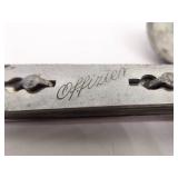 Lot of Vintage Feuerhand 175 Oil Lantern, Camping Utensil Set, Pocket Knives, etc.