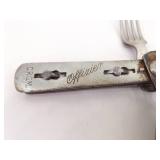 Lot of Vintage Feuerhand 175 Oil Lantern, Camping Utensil Set, Pocket Knives, etc.