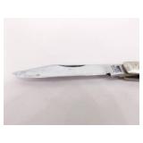 Lot of Vintage Feuerhand 175 Oil Lantern, Camping Utensil Set, Pocket Knives, etc.