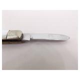 Lot of Vintage Feuerhand 175 Oil Lantern, Camping Utensil Set, Pocket Knives, etc.