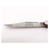 Lot of Vintage Feuerhand 175 Oil Lantern, Camping Utensil Set, Pocket Knives, etc.