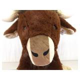 LARGE As New With Tags Goffa 3 Foot Bull Plush Toy