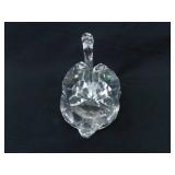 2 Larger 3" Swarovski Swan Figurines