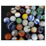 Lot of Vintage and Antique Marbles