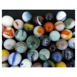 Lot of Vintage and Antique Marbles
