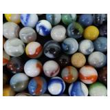 Lot of Vintage and Antique Marbles