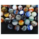 Lot of Vintage and Antique Marbles