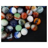 Lot of Vintage and Antique Marbles
