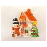 Lot of Vintage Blow Mold, etc. Christmas Ornaments