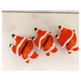 Lot of Vintage Blow Mold, etc. Christmas Ornaments