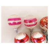 Lot of Vintage Blow Mold, etc. Christmas Ornaments