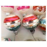 Lot of Vintage Blow Mold, etc. Christmas Ornaments