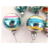 Lot of Vintage Blow Mold, etc. Christmas Ornaments