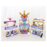 2 Sets of Lego Friends #41058 and #41038 with Mini Figures and Original Boxes