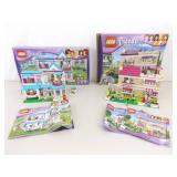 2 Sets of Lego Friends #3315 and #41314 with Mini Figures and Original Boxes