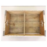 Vintage Wood 7UP Crate and Vintage Mini Pop Bottles