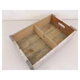 Vintage Wood 7UP Crate and Vintage Mini Pop Bottles