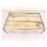 Vintage Wood 7UP Crate and Vintage Mini Pop Bottles