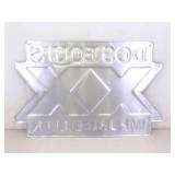 Dos Equis Metal Alcohol Advertising Sign and Seagrams Alcohol Advertising Sign