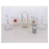 Lot of Beer, Wine, and Liquor Glass and Crystal Service Sets