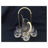 Lot of Beer, Wine, and Liquor Glass and Crystal Service Sets