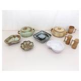 Lot of MINT Condition Frankoma Pottery Services