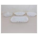 Lot of Vintage MCM Design Glasbake