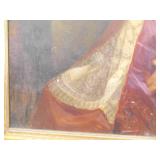 LARGE 49" 1932 Oil on Canvas of Monsignor J.C Byrne by Listed Artist Henry Carling