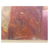 LARGE 49" 1932 Oil on Canvas of Monsignor J.C Byrne by Listed Artist Henry Carling