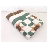 3 Hand Stitched Patchwork Lap etc. Quilts