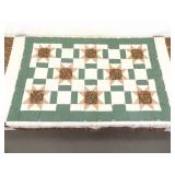 3 Hand Stitched Patchwork Lap etc. Quilts
