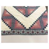 3 Hand Stitched Patchwork Lap etc. Quilts