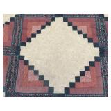 3 Hand Stitched Patchwork Lap etc. Quilts