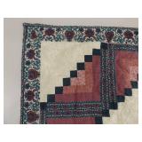 3 Hand Stitched Patchwork Lap etc. Quilts