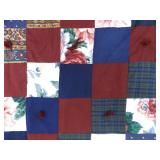 3 Hand Stitched Patchwork Lap etc. Quilts