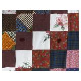 3 Hand Stitched Patchwork Lap etc. Quilts